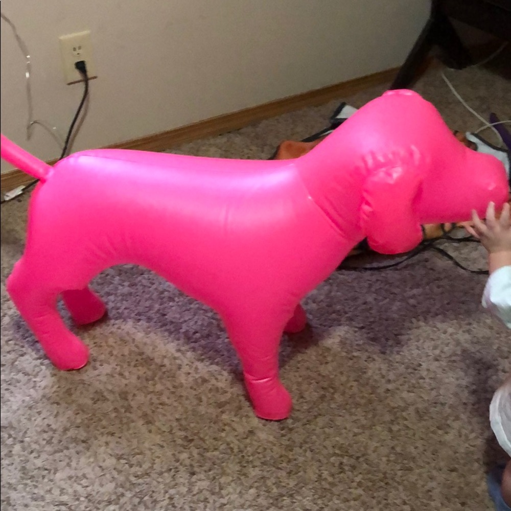 ❌SOLD❌Victoria secret pink large  blow up dog